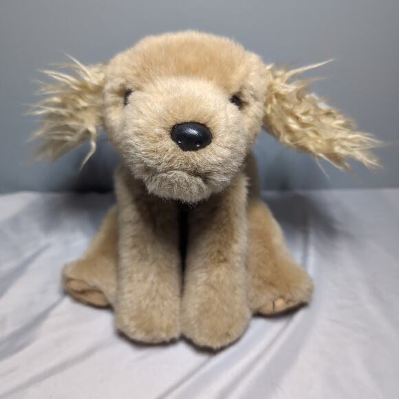 Lot of 2 Ty Classic Corky Cocker Spaniel Baby Paws Bear Lying Puppy Dog 1996 - Picture 2 of 16